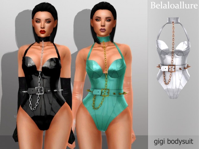 Sims 4 Belaloallure Gigi bodysuit by belal1997 at TSR