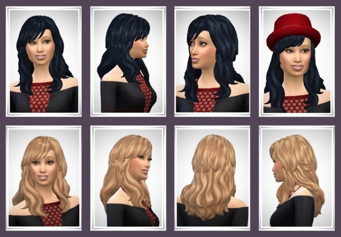 Sims 4 Mya Hair at Birksches Sims Blog