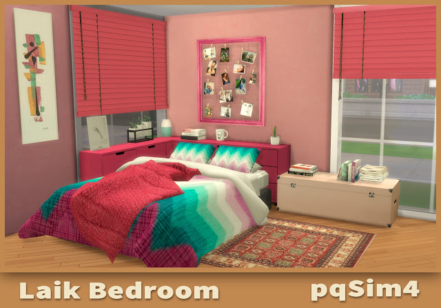 Sims 4 Laik Bedroom at pqSims4