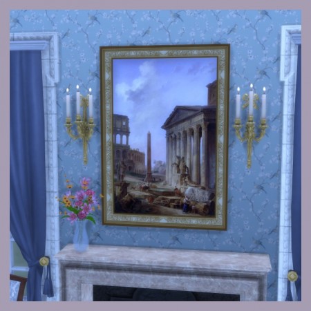 Ruins in Italy paintings by Hubert Robert by DAJSims at Mod The Sims