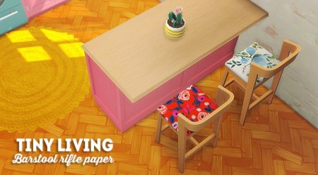 Tiny living barstool rifle paper recolors at Lina Cherie