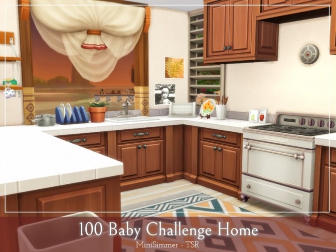 Sims 4 100 Baby Challenge home by Mini Simmer at TSR