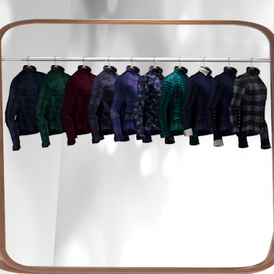 Sims 4 Henry Shirt Pattern at KM