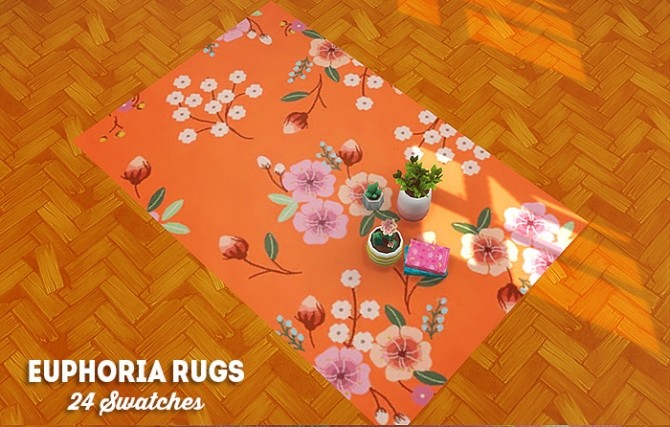 Sims 4 Euphoria rugs at Lina Cherie