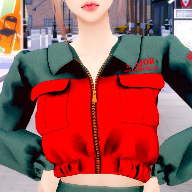 Sims 4 MOMOLAND Thumbs Up Stage Costume at RIMINGs
