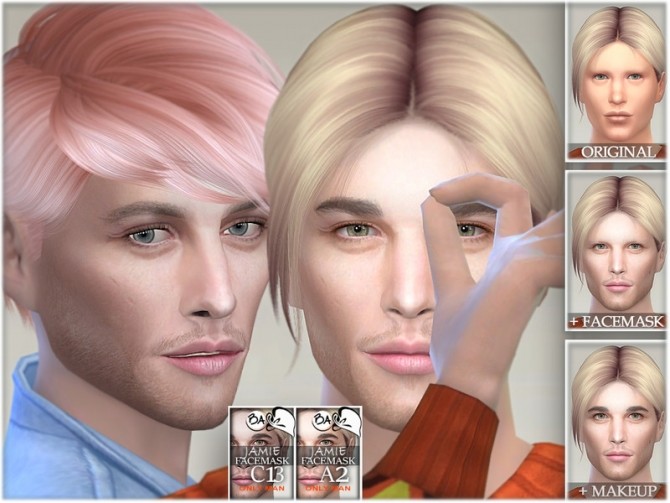 Sims 4 Jamie facemask by BAkalia at TSR