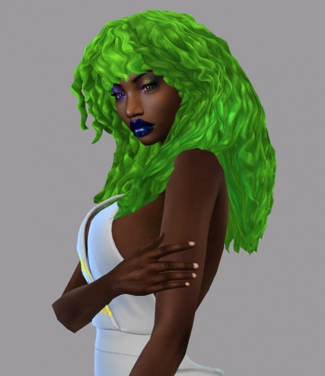 Sims 4 Rhiannon Hair Recolor at Teenageeaglerunner