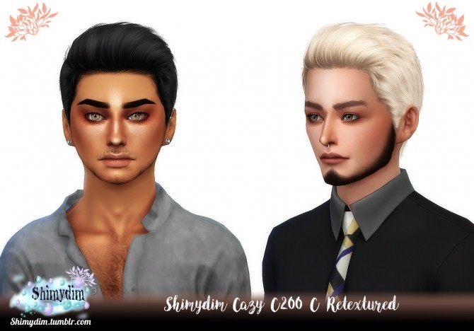 Sims 4 Cazy C200 C & D Hair Retexture Naturals + Unnaturals at Shimydim Sims