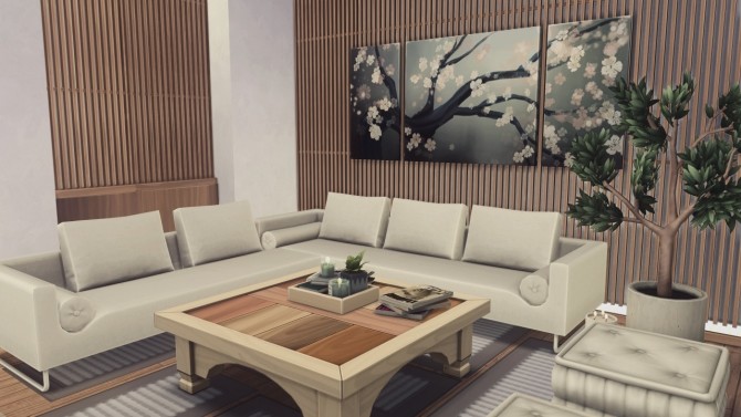 Sims 4 Modern Japanese Apartment at Harrie