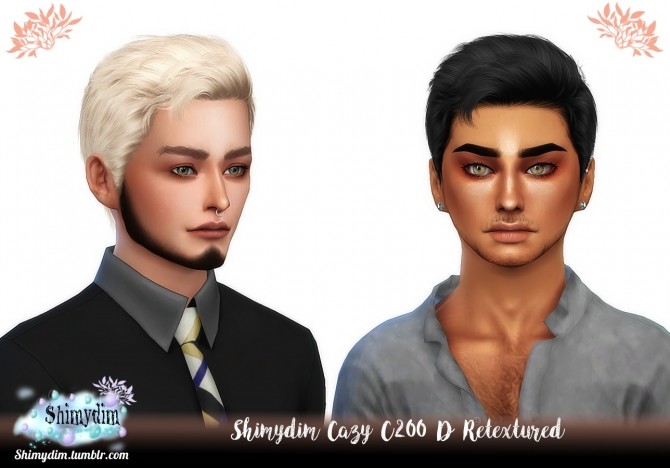 Sims 4 Cazy C200 C & D Hair Retexture Naturals + Unnaturals at Shimydim Sims