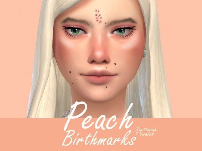 Sims 4 Peach Birthmarks by Sagittariah at TSR