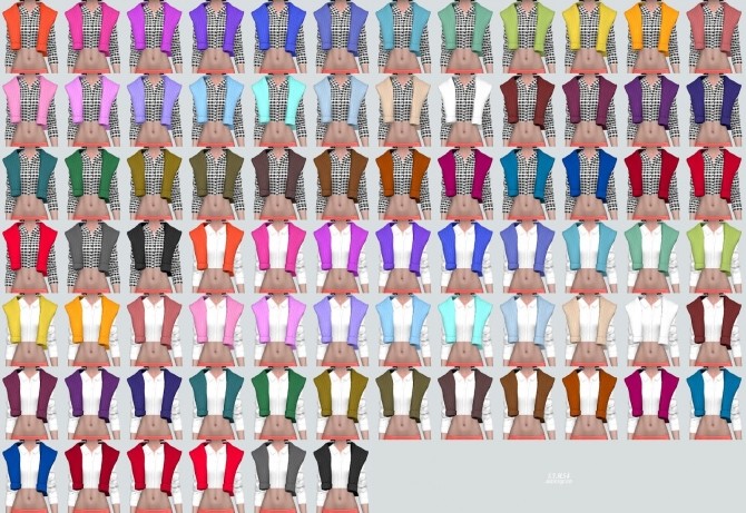 Sims 4 Shoulder Sweater With Shirts at Marigold