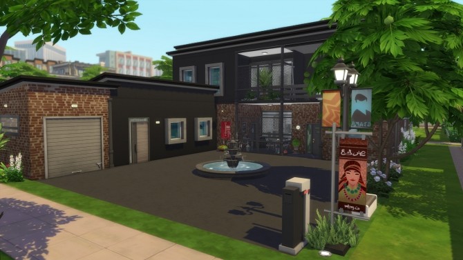 Sims 4 Industrial Adventure house (NO CC) by mamba black at Mod The Sims