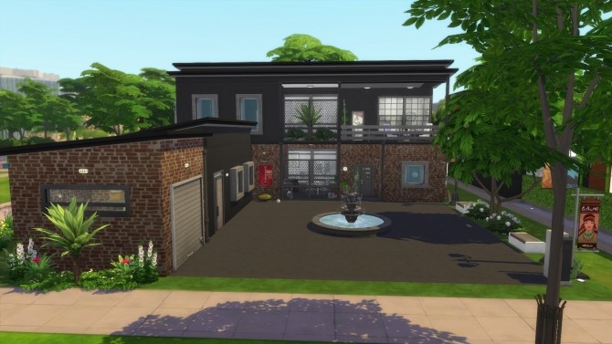 Sims 4 Industrial Adventure house (NO CC) by mamba black at Mod The Sims