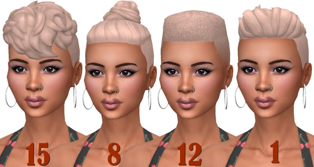 Sims 4 Female Hair Recolors at Annett’s Sims 4 Welt