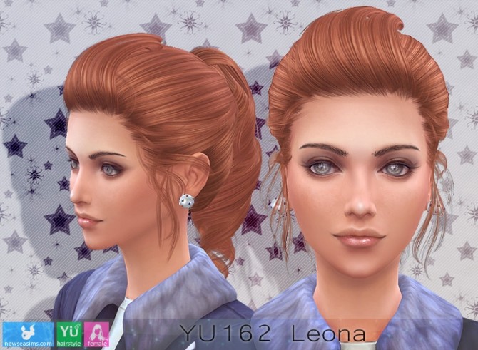 Sims 4 YU162 Leona hair (P) at Newsea Sims 4