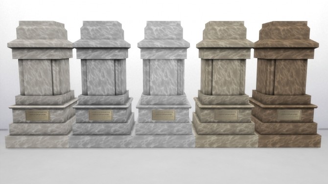 Sims 4 Stately Pedestal by TheJim07 at Mod The Sims