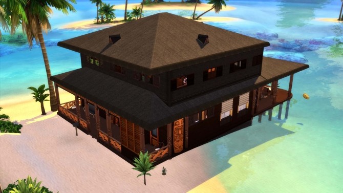 Sims 4 Moon Aite house by tsukasa31 at Mod The Sims