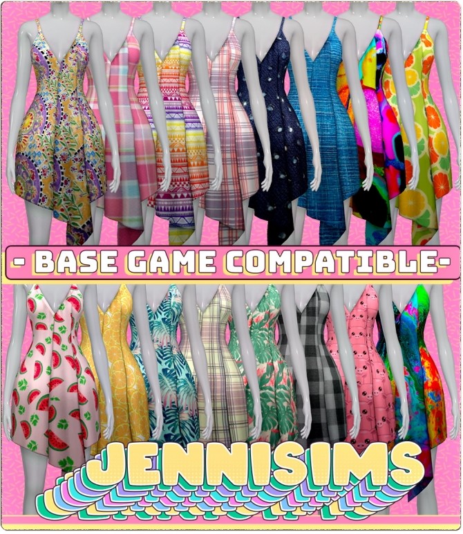 Sims 4 Base Game Dress at Jenni Sims