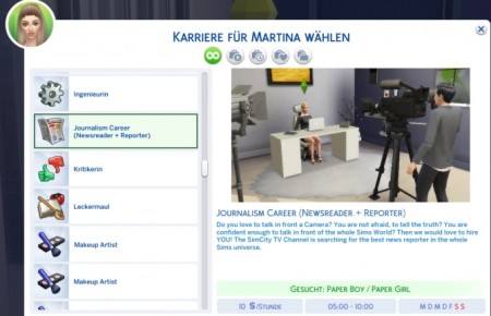 Journalism Career by SweetiePie<3 at Mod The Sims