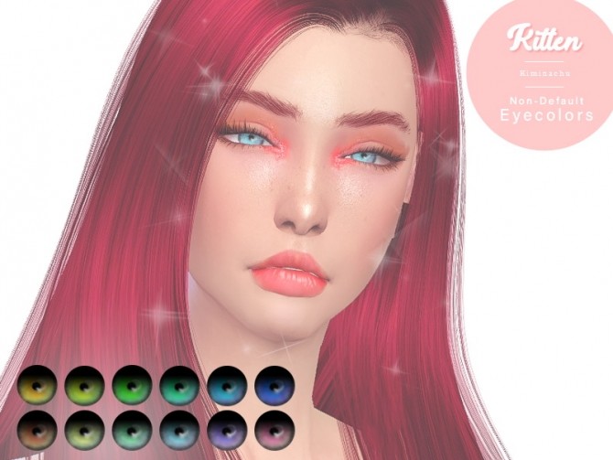 Sims 4 Kitten Non Default Eye Color at Kiminachu CC