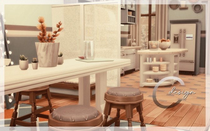Sims 4 Uni Townhouse by Praline at Cross Design