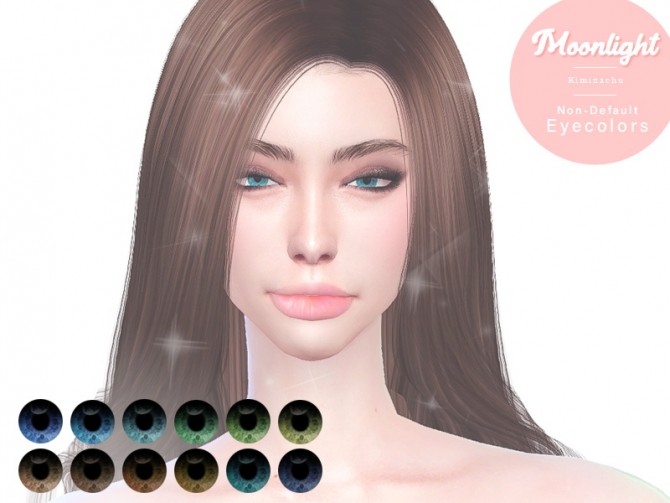 Sims 4 Moonlight Non Default Eye Color at Kiminachu CC