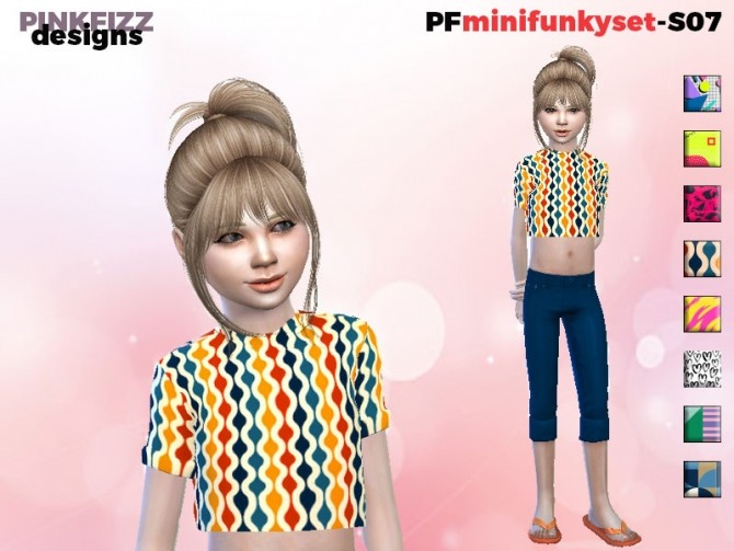 Sims 4 Mini Funky Set S07 by Pinkfizzzzz at TSR