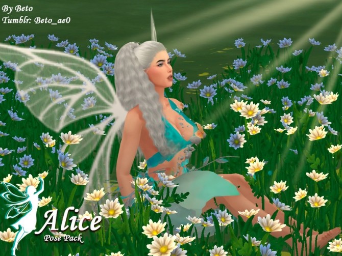 Sims 4 Alice Pose Pack by Beto ae0 at TSR