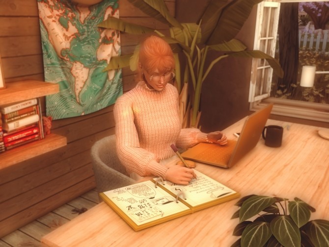 Sims 4 Working on the computer Poses at Katverse