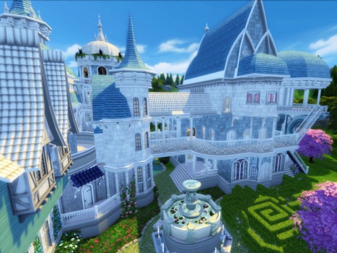 Elven Castle By Virtualfairytales At Tsr Sims 4 Updates