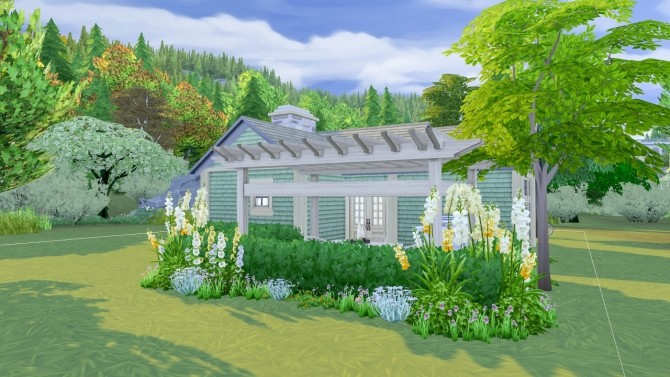 Sims 4 The Compact Craftsman house at SimPlistic