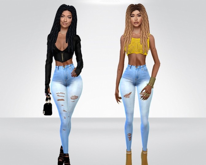Sims 4 Skinny Jeans Cuts at Teenageeaglerunner