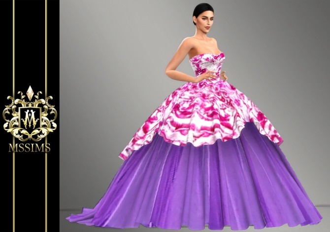 Sims 4 FALL 2010 GOWN (P) at MSSIMS