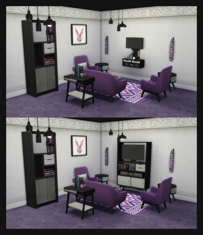 Sims 4 Redesigned With Style   Tiny Living items Recoloured by Simmiller at Mod The Sims