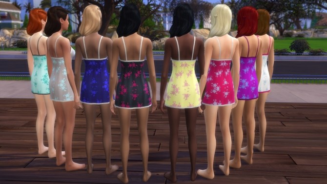 Sims 4 Chemise Collection EA PJ Recolors by LostNlonelyGrl86 at Mod The Sims