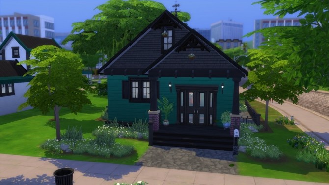 Sims 4 Cottage Craftsman NO CC by zhepomme at Mod The Sims