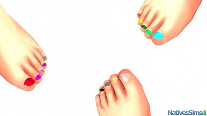 Sims 4 Nails Colors at Natives Sims 4