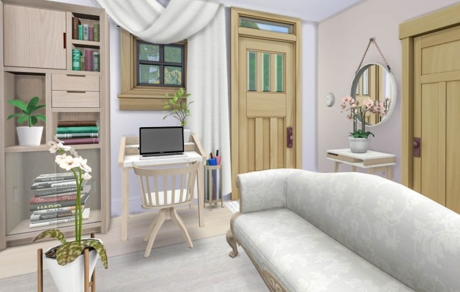 Sims 4 The Compact Craftsman house at SimPlistic