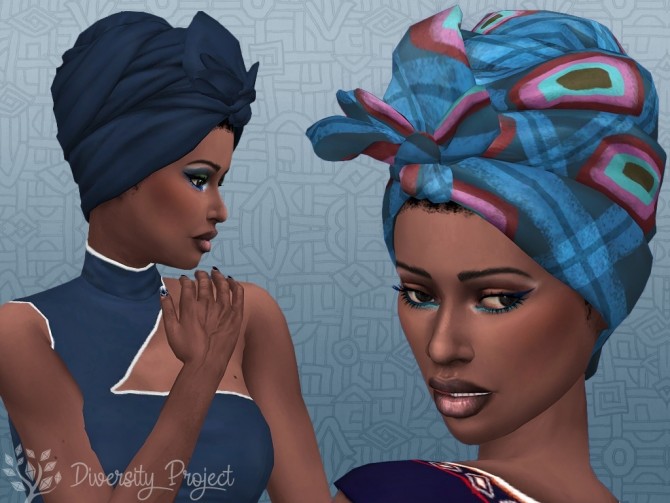 Sims 4 African Headwrap at Sims 4 Diversity Project