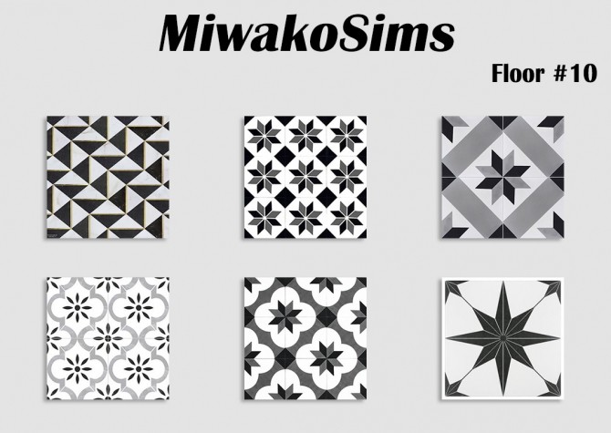 Sims 4 Collection floor tiles #10 at MiwakoSims