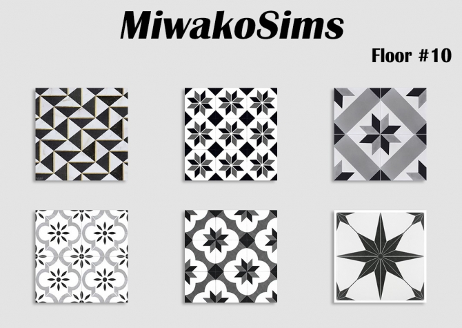 Collection floor tiles #10 at MiwakoSims » Sims 4 Updates