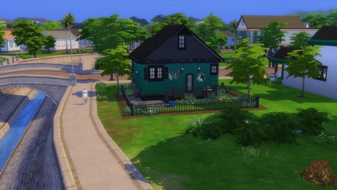 Sims 4 Cottage Craftsman NO CC by zhepomme at Mod The Sims