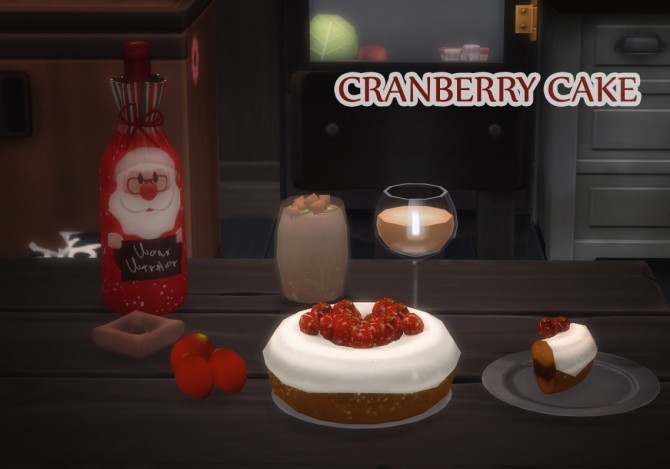 Sims 4 CRANBERRY CAKE at Icemunmun
