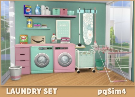 Laundry Set at pqSims4