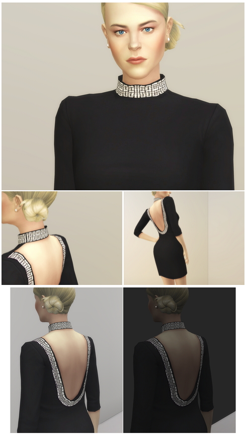 Sims 4 Little Black Dress at Rusty Nail