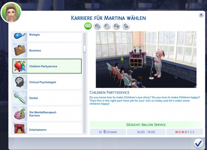 Sims 4 Children Partyservice for Teens (Part Time Job) by SweetiePie<3 at Mod The Sims