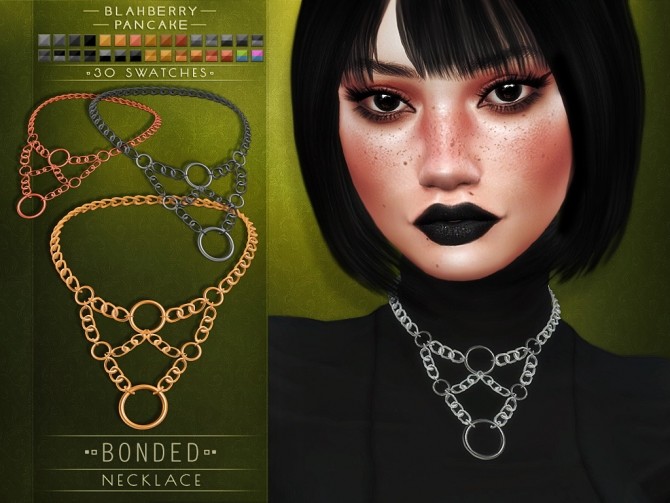 Sims 4 Bonded necklace at Blahberry Pancake