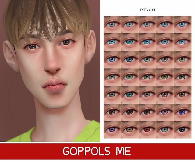 Sims 4 GPME GOLD Eyes G14 at GOPPOLS Me