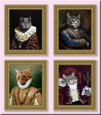 Royal Cast paintings by DAJSims at Mod The Sims